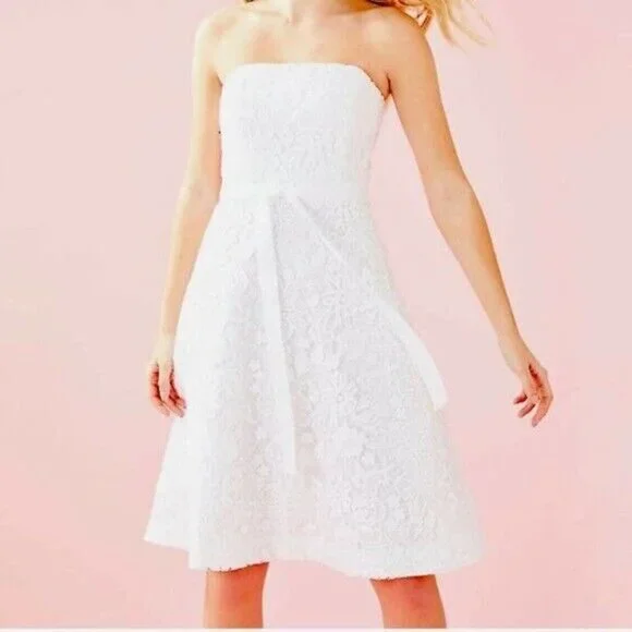 satin lace dress white White Satin Formal Dress for Brides and Prom Teens Off White / 14